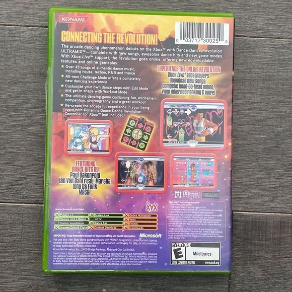 Xbox Dance Dance Revolution Ultramix Konami Game - Picture 2 of 5
